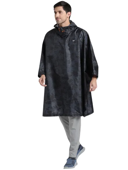 Wildcraft Unisex Rain Poncho camo black