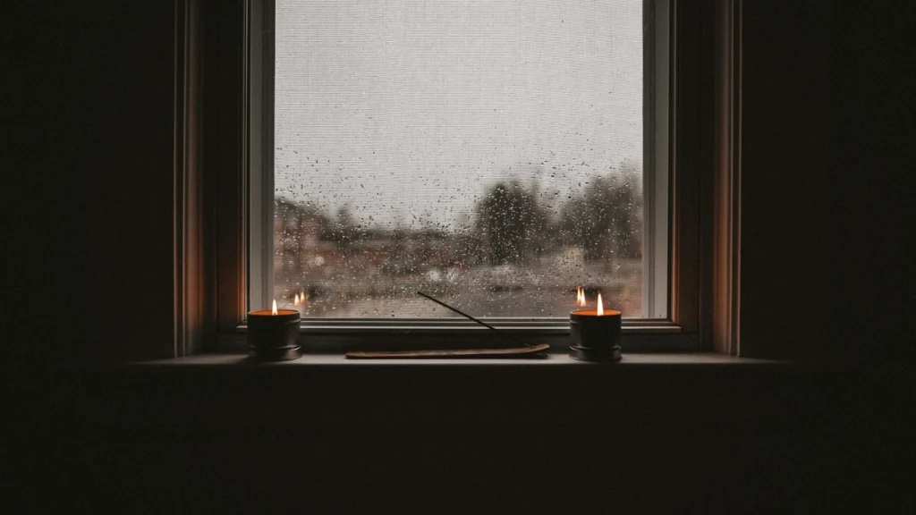 rain on window