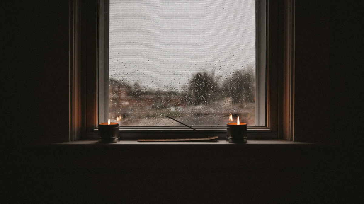 rain on window