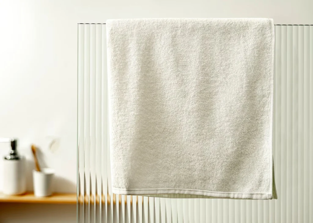 Hang your towels properly