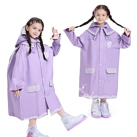 PATPAT® Long Raincoat with Reflective Strips