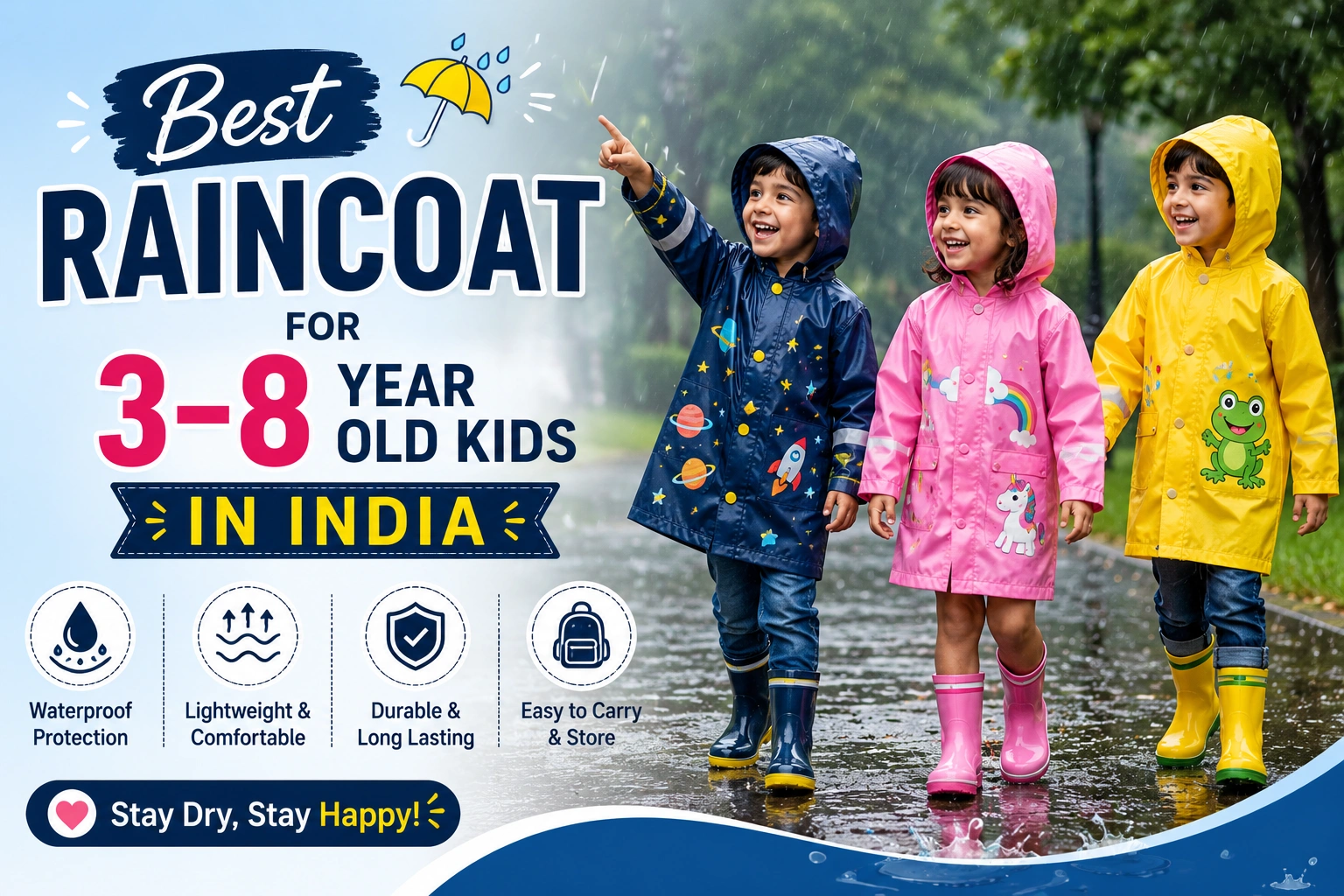 Best Raincoat for Kids in India