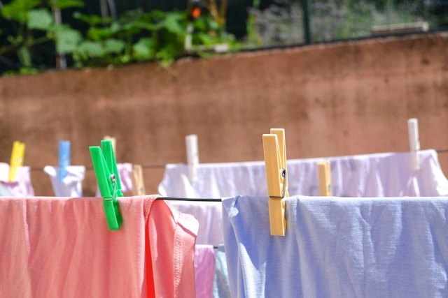 Drying heavy cotton when the sun refuses to show
