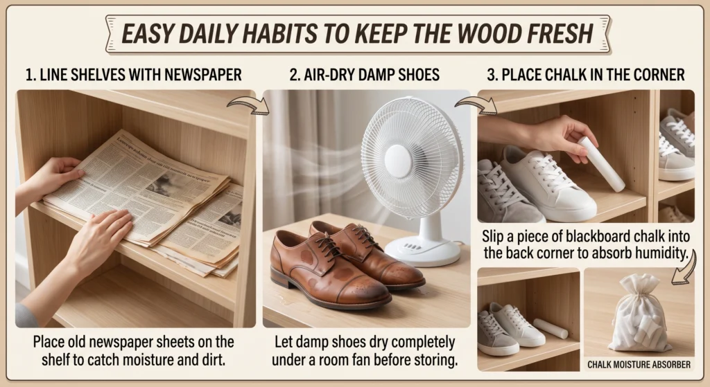 Easy daily habits to keep the wood fresh